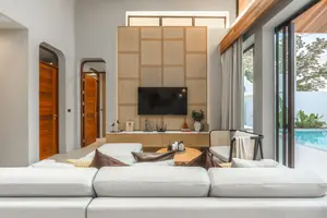 ห้องนั่งเล่นของวิลล่า ในเทพกระษัตรี
