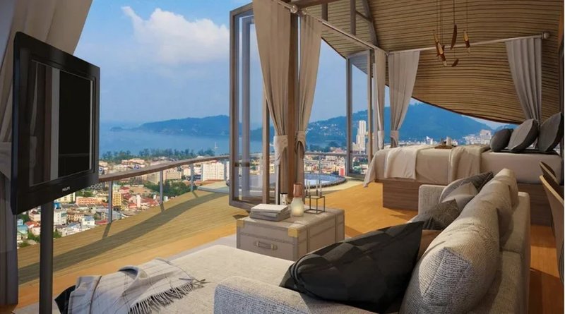 One room cottage with sea View in Patong Bay Sea View Cottages