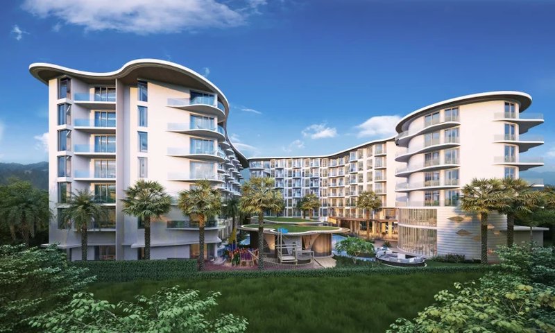 Studio apartment in Rawai district, Phuket in AURA Condominium