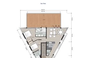 Penthouse with terrace and plunge pool in Patong, Phuket at Blue Point Condo Patong