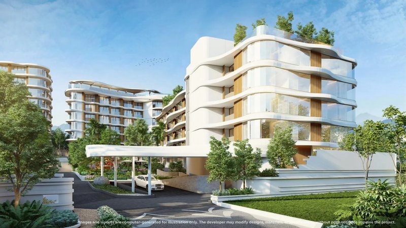 1 Bedroom apartment 250 meters from Karon Beach, Phuket in the new VIBE Residence complex