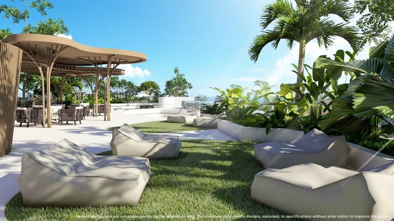 Апартаменты с 2 спальнями в 250 метрах от пляжа Карон, Пхукет в комплексе VIBE Residence