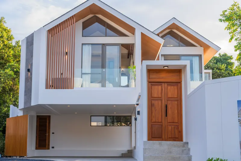 Exterior of villa in Choeng Thale