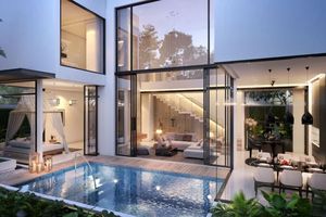 Two-storey 3 bedroom villa with private pool near Bang Tao and Surin Beaches, Phuket at The Panora Phuket Villas