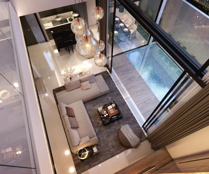 Two-storey 3 bedroom villa with private pool near Bang Tao and Surin Beaches, Phuket at The Panora Phuket Villas