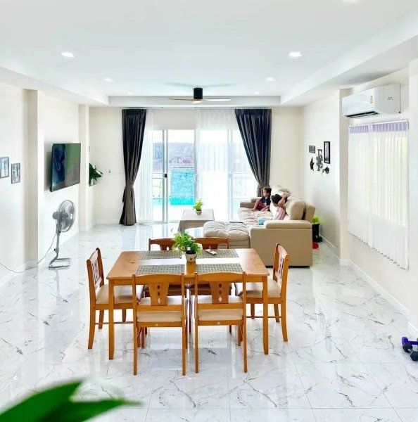 Two-storey villa with private pool and restaurant in Talang area, Phuket