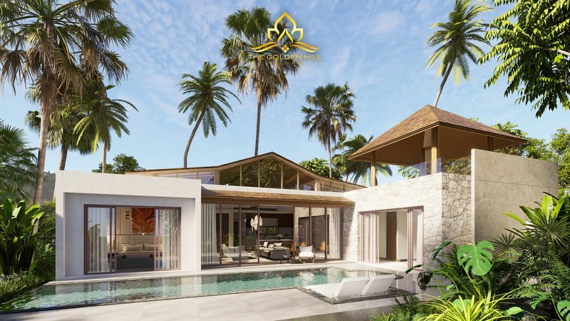 วิลล่าสองชั้น 3 ห้องนอนพร้อมสระว่ายน้ำส่วนตัวในพื้นที่ฉลอง,ภูเก็ต