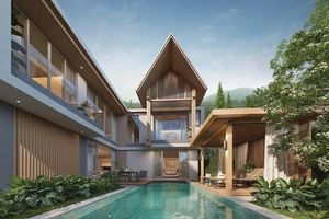 3 Bedroom Villa with Pool in Talang Area, Phuket at Serene Raya Bang Jo
