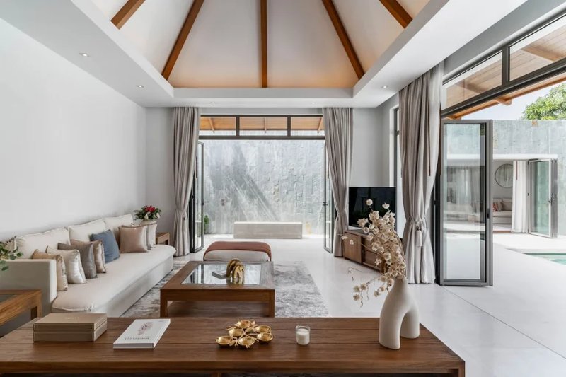 Luxury finished villa with pool in Talang area, Phuket in Anchan Tropicana complex