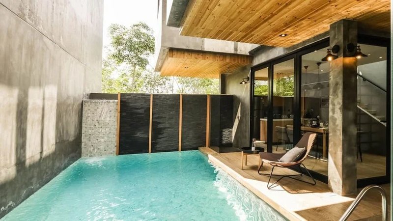 Two-storey 3 bedroom villa with swimming pool in Talang, Phuket at Diamond Pool Villa