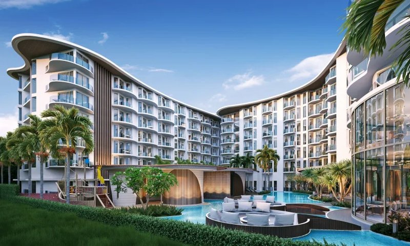 Studio apartment in Rawai district, Phuket in AURA Condominium