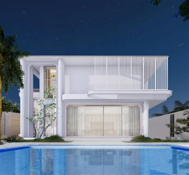 Two-storey luxury villa with private pool in Mai Khao area, Phuket in Allthai Village