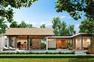 2 Bedroom villa with private pool in Talang, Phuket at The Peaceful Villas Complex