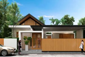 2 Bedroom villa with private pool in Talang, Phuket at The Peaceful Villas Complex