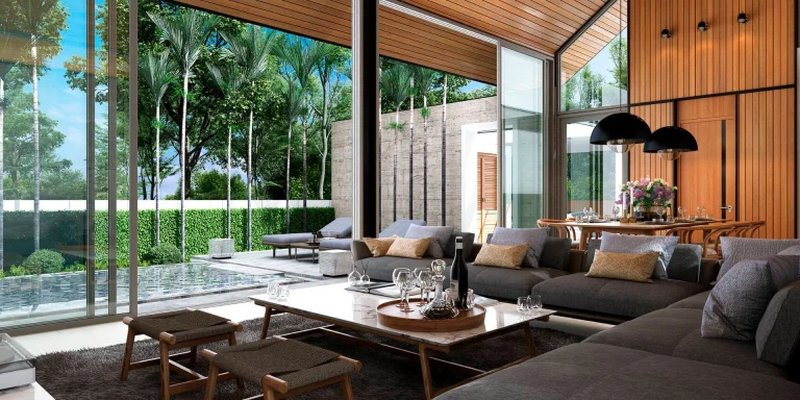 2 Bedroom villa with private pool in Talang, Phuket at The Peaceful Villas Complex