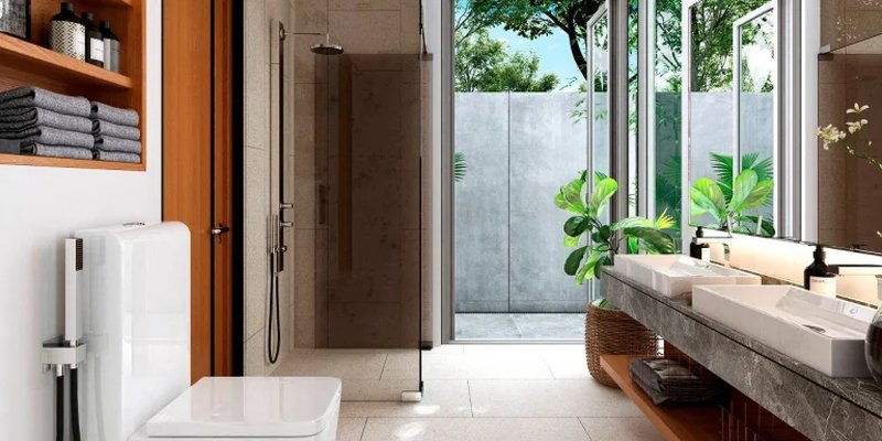 2 Bedroom villa with private pool in Talang, Phuket at The Peaceful Villas Complex