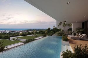 Three-storey villa with panoramic sea views in Mai Khao area, Phuket at Maison Sky Villas