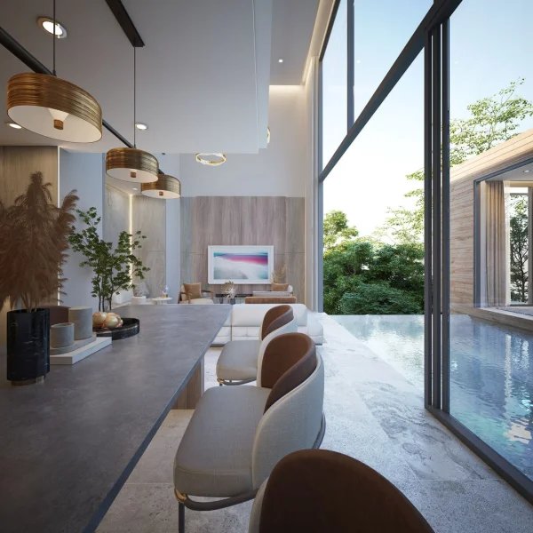 Two-storey 3 bedroom villa with swimming pool in Layan area, Phuket at Walai Layan Villas