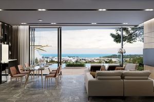 Three-storey villa with panoramic sea views in Mai Khao area, Phuket at Maison Sky Villas