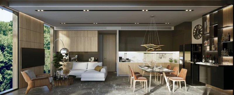 Three-storey villa with panoramic sea views in Mai Khao area, Phuket at Maison Sky Villas