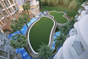 Studio apartment in Rawai district, Phuket in AURA Condominium
