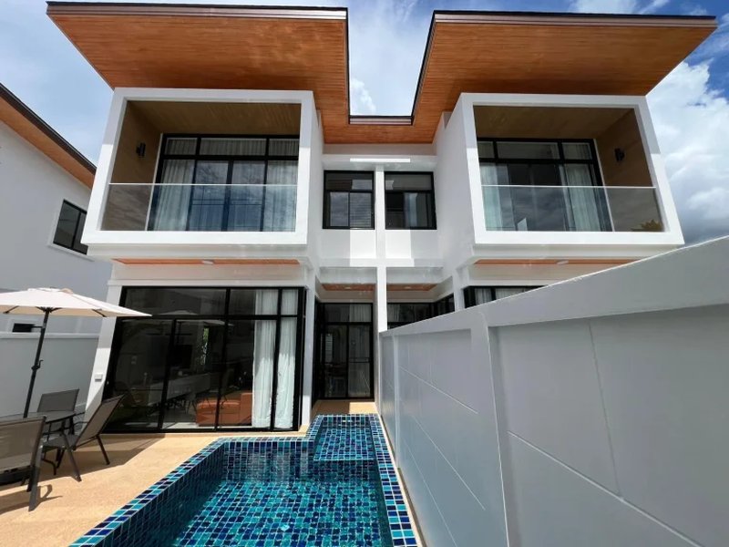 Two-storey 3 bedroom villa with private pool in Kamala area, Phuket in Goldena Hillside