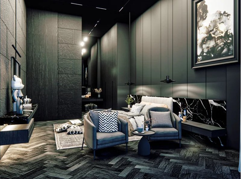 Three-storey 5 bedroom villa with private pool in Cherngtalai area, Phuket in Qnity by Wallaya Villas complex