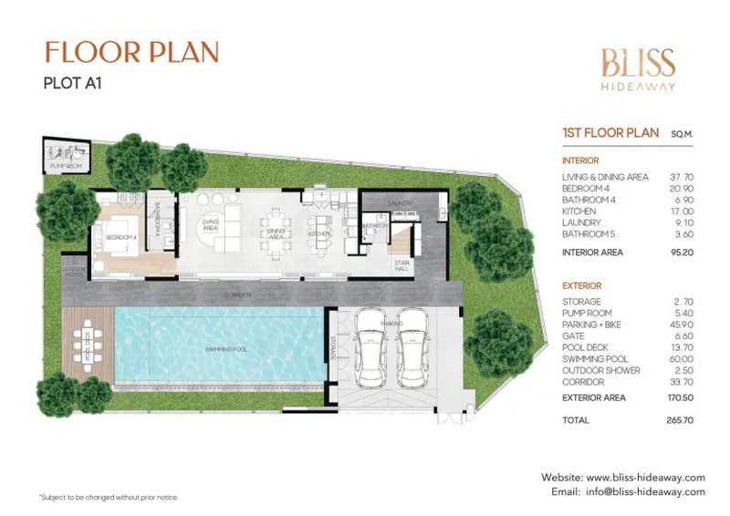 4 Bedroom Villa with private pool near Rawai Beach, Phuket in Bliss Hideaway Complex