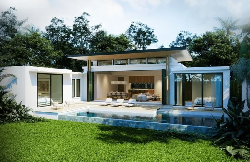 3 Bedroom villa with private pool in Rawai area, Phuket at Monetaria villas