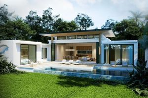 3 Bedroom villa with private pool in Rawai area, Phuket at Monetaria villas