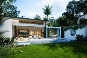 3 Bedroom villa with private pool in Rawai area, Phuket at Monetaria villas