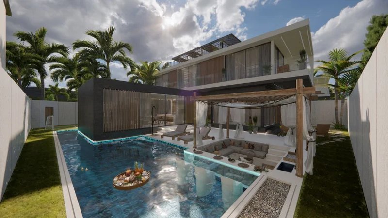 Luxury villa with pool and sea view in Chalong area, Phuket in Villa d'architecte Aela