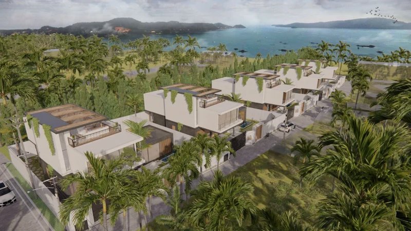 Luxury villa with pool and sea view in Chalong area, Phuket in Villa d'architecte Aela