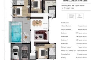 3 Bedroom Villa with pool in Talang area, Phuket at Mandala Villa by AG Club