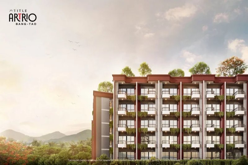 Studio apartment in Bang Tao, Phuket at The Title Artrio Complex