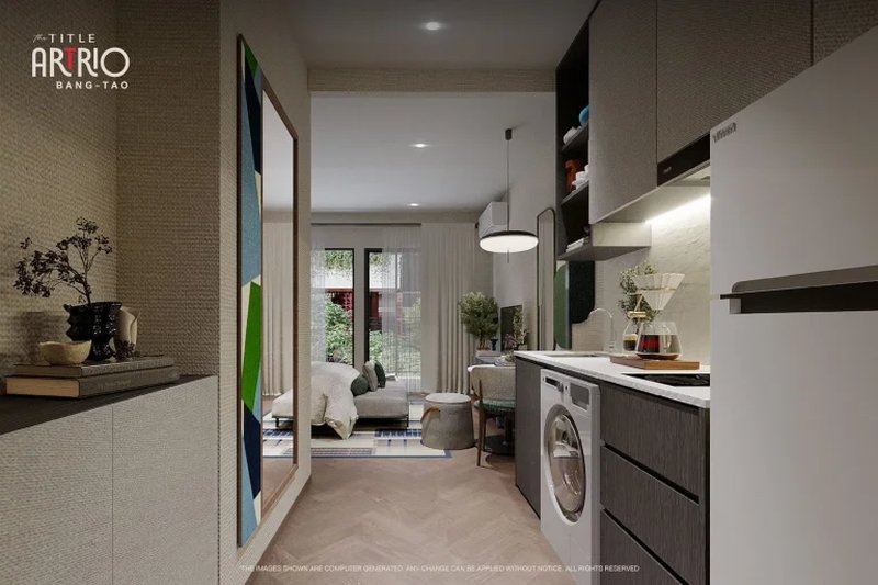 Studio apartment in Bang Tao, Phuket at The Title Artrio Complex