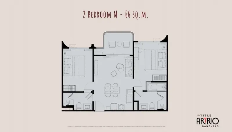 ผังของคอนโดมิเนียม ในเชิงตะไล