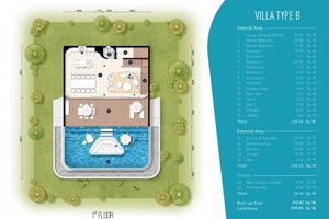 Three-storey villa with sea view in Kata area, Phuket in Aurora Villa complex