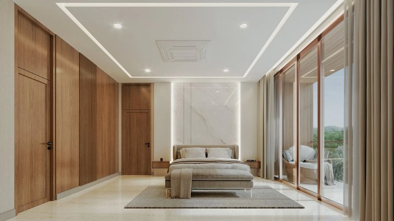 Two-storey villa with 4 bedrooms and private pool in Cherng Talai, Thailand, in Avalin Villas complex