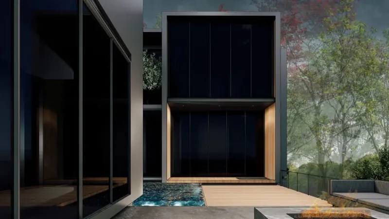 ภายนอกของคอนโดมิเนียม ในเชิงตะไล