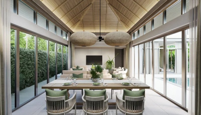 3 Bedroom Villa with Pool in Cherng Talai area, Phuket at QAV Residence