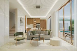 Two-storey villa with 4 bedrooms and private pool in Cherng Talai, Thailand, in Avalin Villas complex