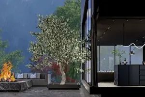 ห้องนั่งเล่นของคอนโดมิเนียม ในเชิงตะไล