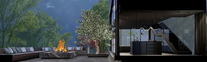 ห้องนั่งเล่นของคอนโดมิเนียม ในเชิงตะไล