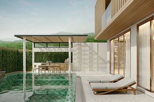 Two-storey villa with 4 bedrooms and private pool in Cherng Talai, Thailand, in Avalin Villas complex