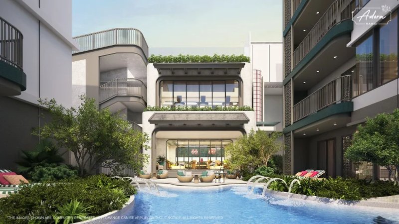 2 bedroom apartment near Rawai Beach, Phuket in the new complex The Title Adora Rawai
