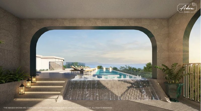 2 bedroom apartment near Rawai Beach, Phuket in the new complex The Title Adora Rawai