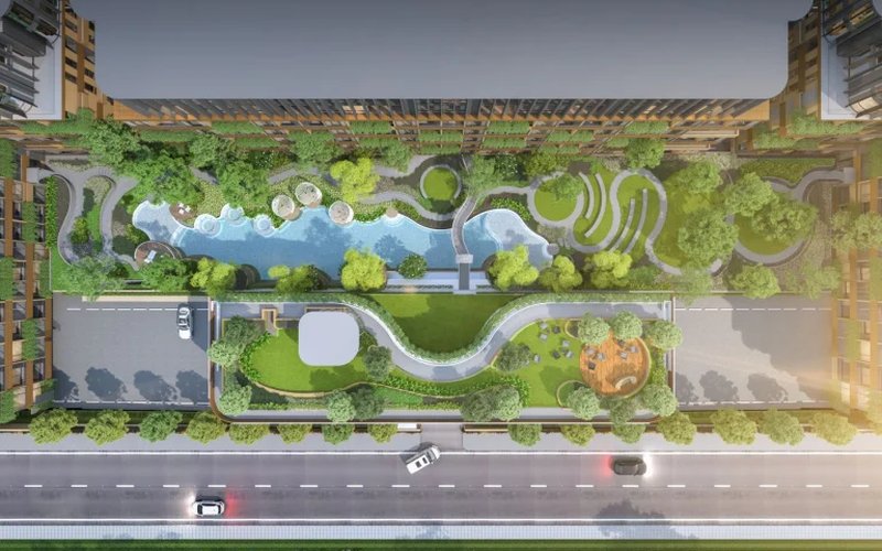 2 Bedroom apartment in Talang district, Phuket in the new Arise Vibe Phuket complex