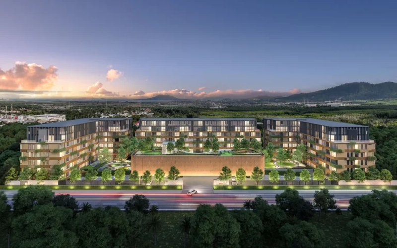 Studio apartment in Talang district, Phuket in the new Arise Vibe Phuket complex