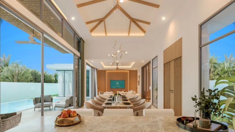 3 Bedroom Villa with Pool in Bang Tao area, Phuket in The Ozone Campus Villa complex